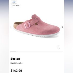 Boston Suede Leather Candy Pink